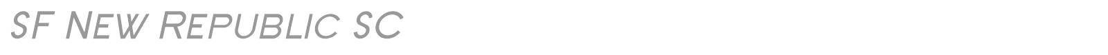SF New Republic font preview